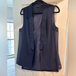 TROUVE Navy Blue Vest Size M